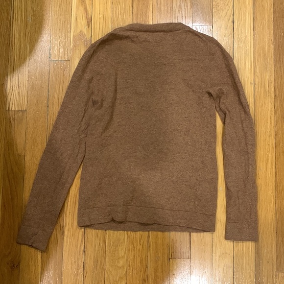 J.Crew Factory Women's Brown Cotton Blend Teddie Sweater, Size XS - Picture 2 of 4